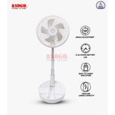 Sogo Rechargeable Mini USB Portable Fan (JPN-523) PINK